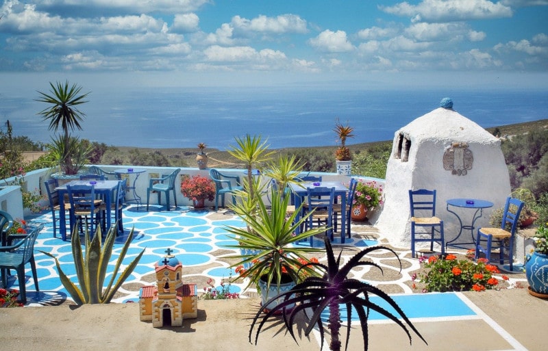 dachterrasse mediterran