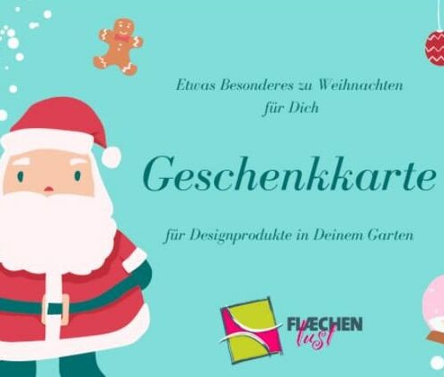 Geschenkkarte Weihnachten Garten