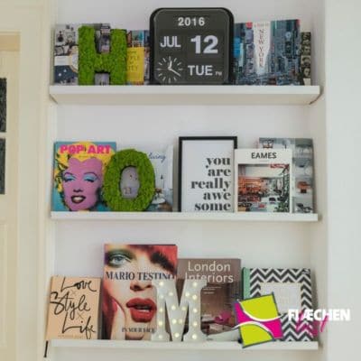 Deko Buchstaben aus Moos | FLAECHENlust Gartenshop