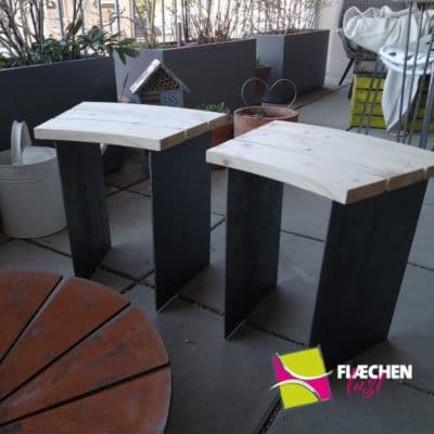 Garten Hocker - passend zu deiner Feuerschale im Garten | Flaechenlust