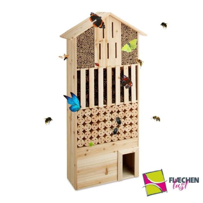 Insektenhotel mit Igelhaus – Bild 2
