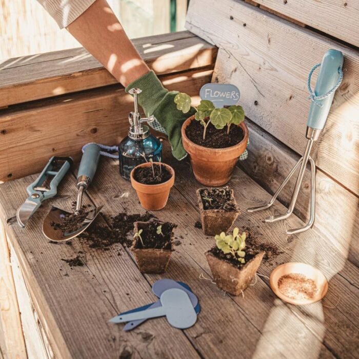 gartenwerkzeug für den Balkon Dachterrasse