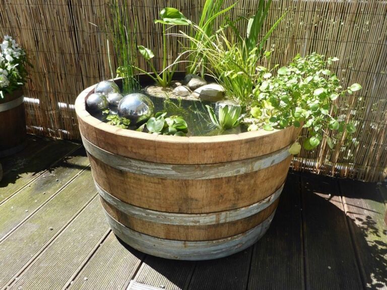 Wasserspiel Balkon & Dachterrasse Flaechenlust Gartenblog