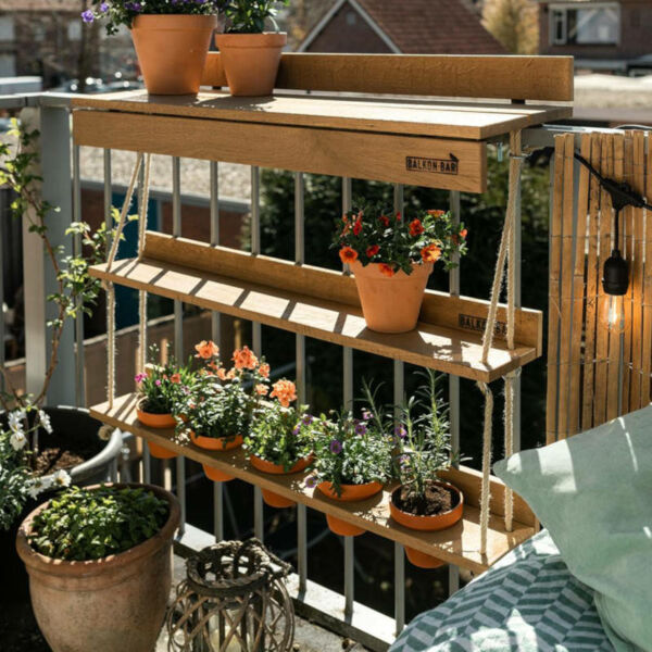 Vertikaler Balkongarten Flaechenlust