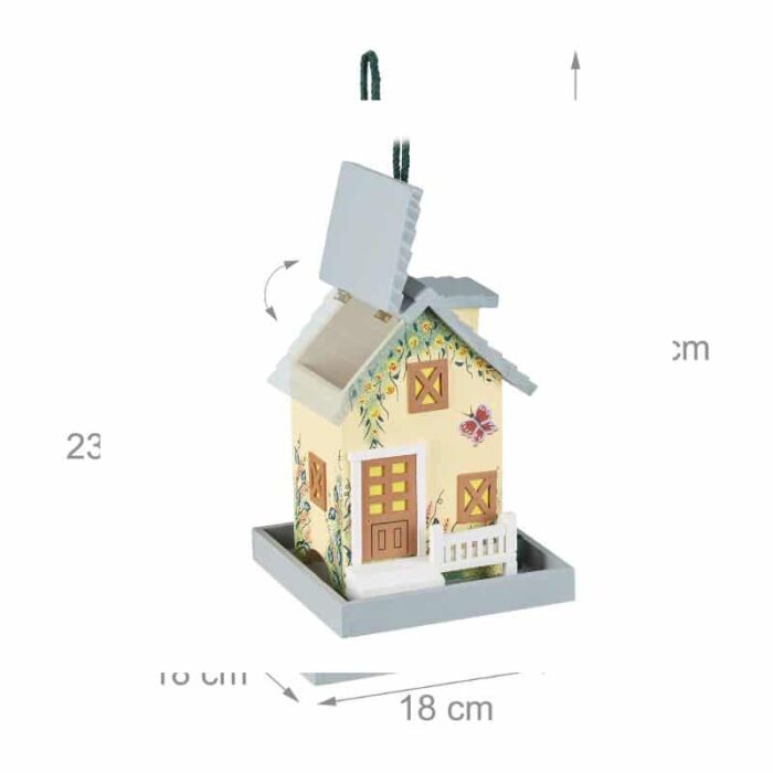 Vogelfutterhaus wetterfest zum hängen 24 cm