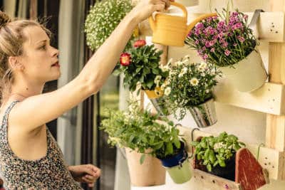 Gartentipps im Mai balkon gestalten vertikaler garten kräuter