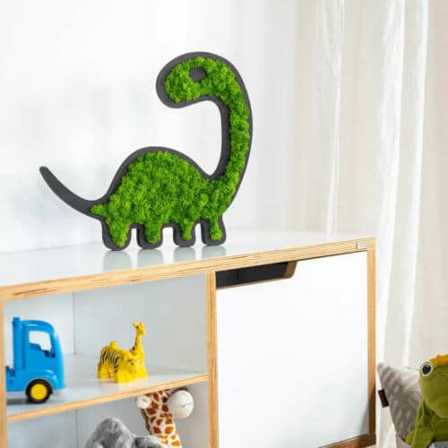 Dino-Moosbild kinderzimmer dekoration geschenk